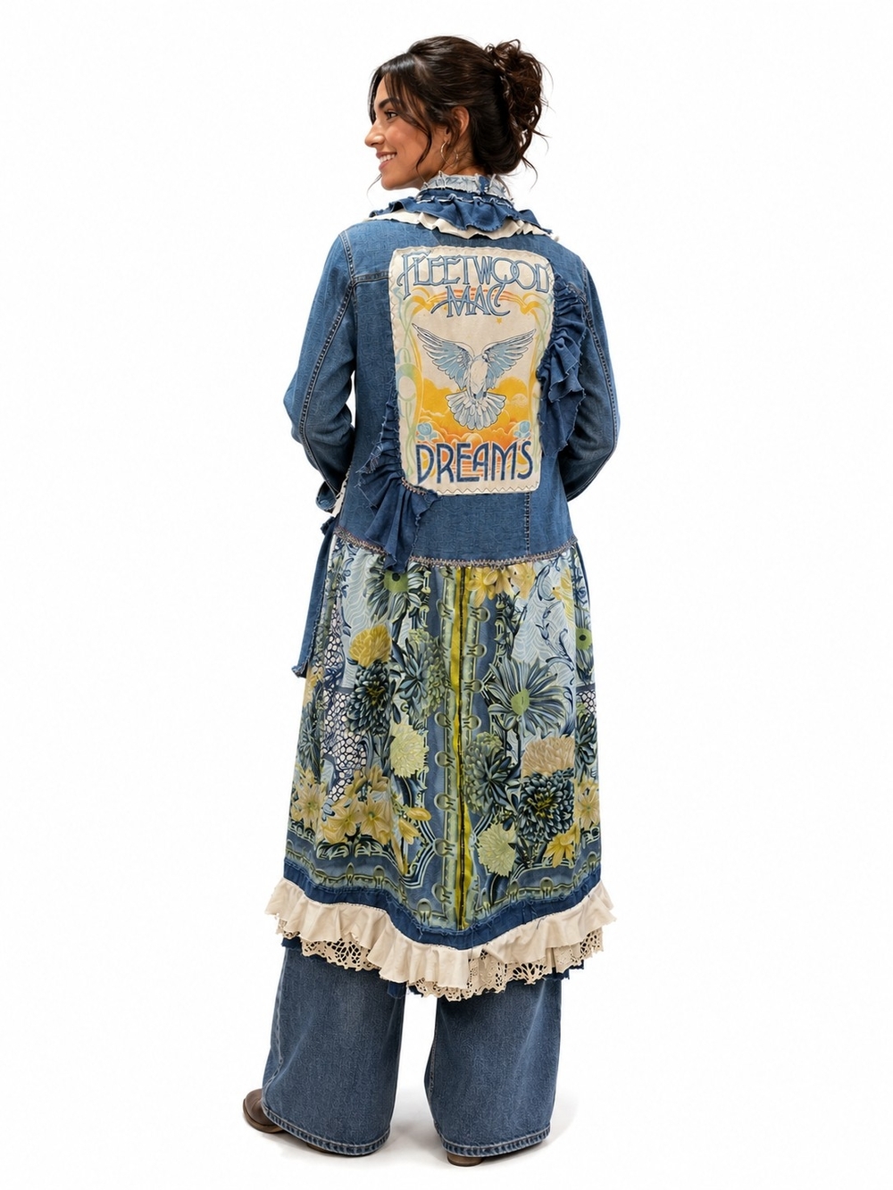 Fleetwood Mac Inspired Jean Jacket Duster